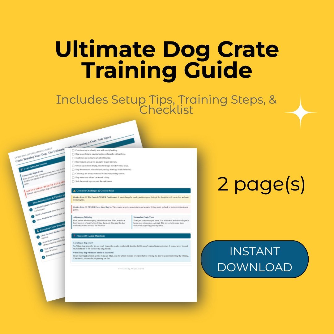Crate Training Your Dog Guide - cutie.dog