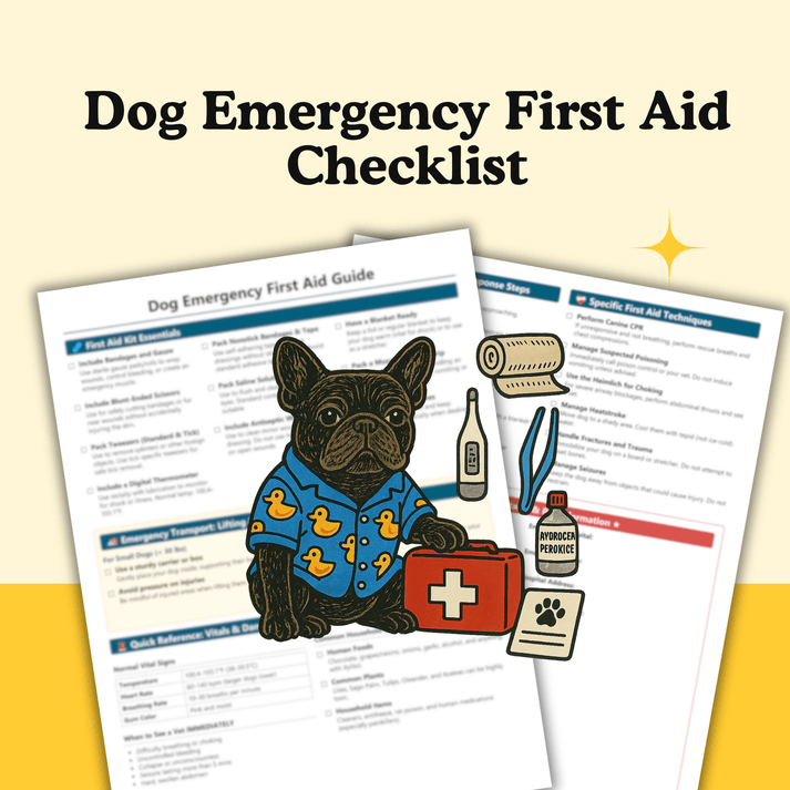 Dog Emergency First Aid Guide
